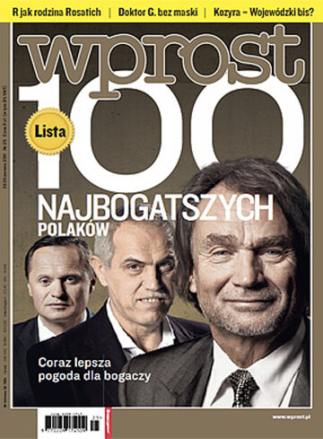 Okładka tygodnika WPROST: 25/2011