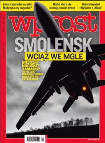 Okładka tygodnika WPROST: 4/2012